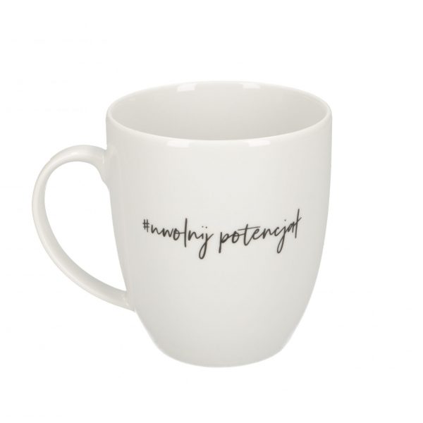 Porcelanowy kubek #Uwolnij Potencjał