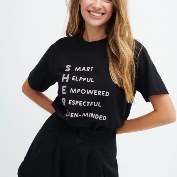 Shero czarny t-shirt Maciej Zieńj
